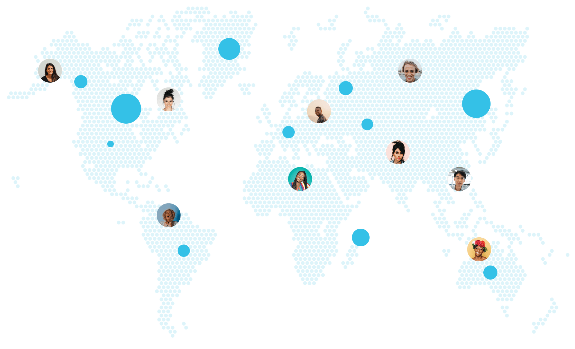 map of studnets around the world who have been impacted by grey matters education